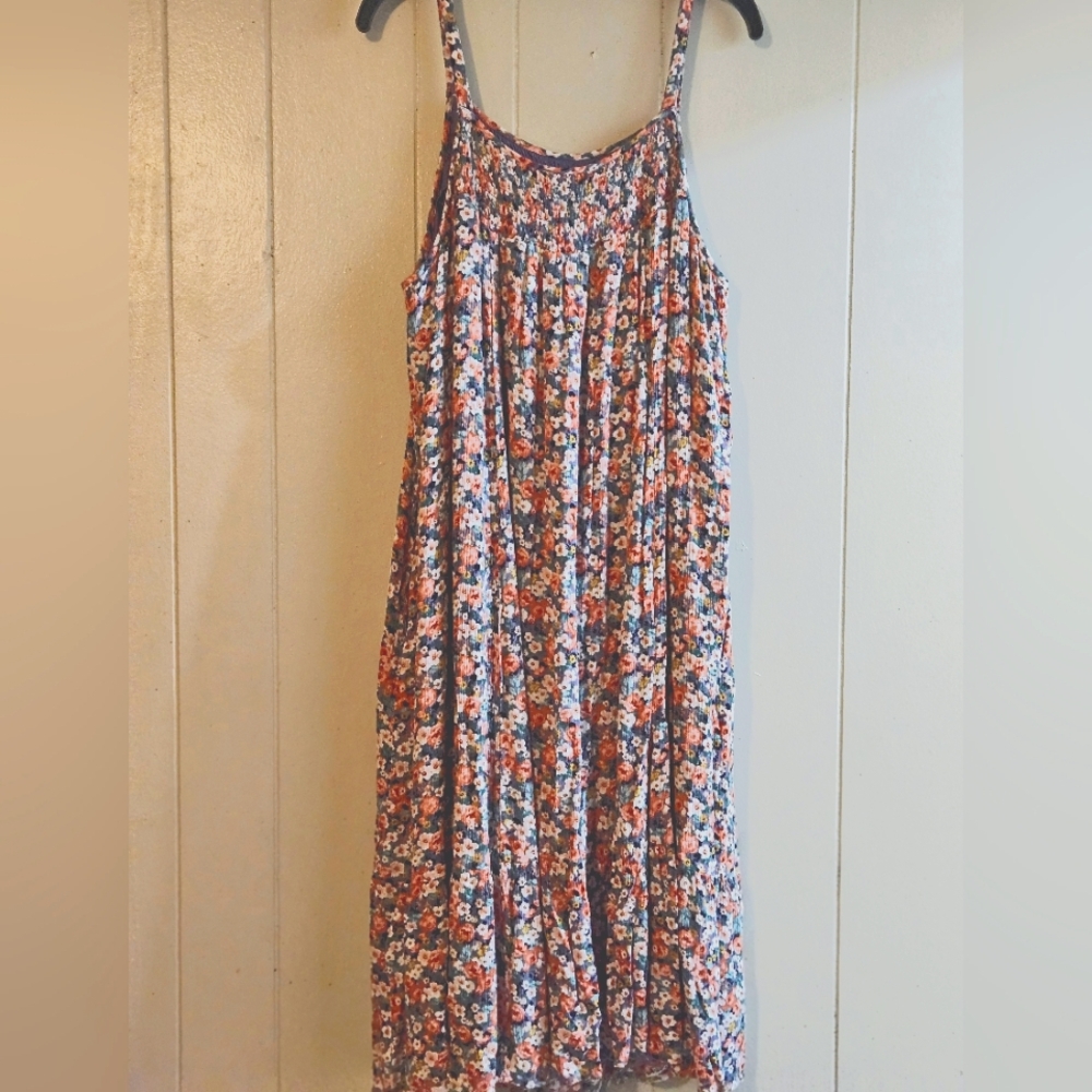 Torrid Multicolor Floral Ditsy Gauze Dress - Size 3 - Picture 4 of 4